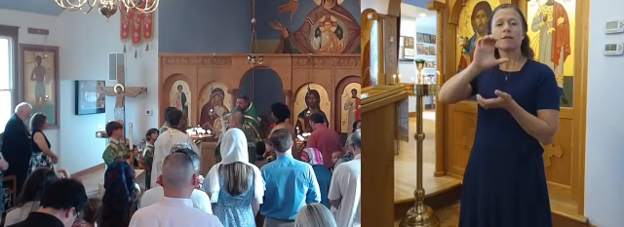 Divine Liturgy with ASL Interpretation This Weekend!